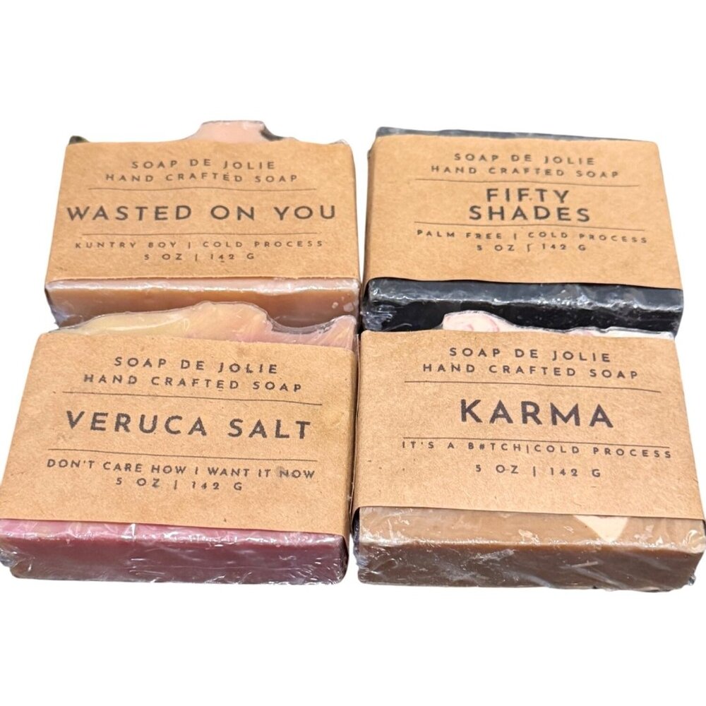 Soap De Jolie Handcrafted 4pc Soap‎ Set NEW